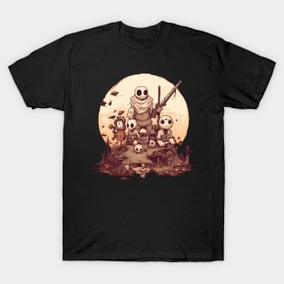Comic-Style: AI Cyborg Robot Skull and the Apocalypse T-Shirt